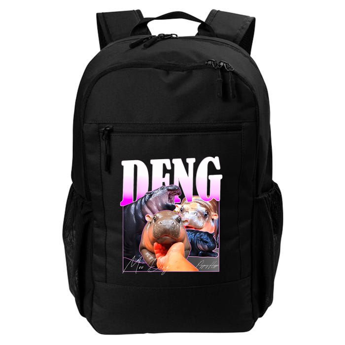 Moo Deng Hippo Baby Pygmy Funny Backpack