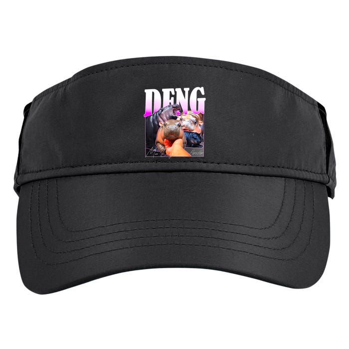 Moo Deng Hippo Baby Pygmy Funny Adult Drive Performance Visor