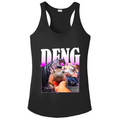 Moo Deng Hippo Baby Pygmy Funny Ladies PosiCharge Competitor Racerback Tank