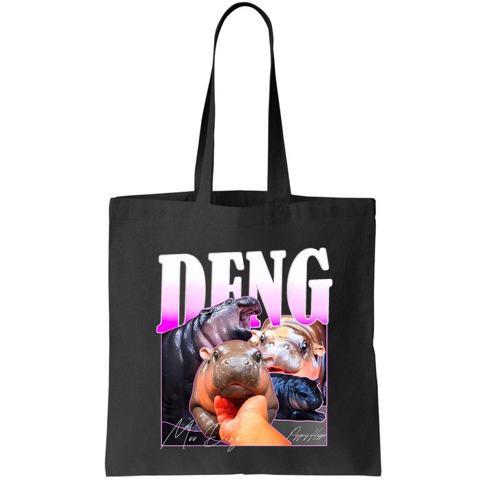 Moo Deng Hippo Baby Pygmy Funny Bag