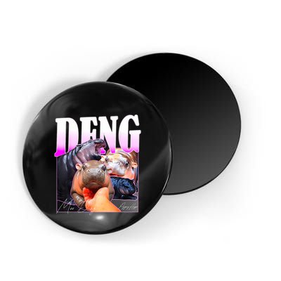 Moo Deng Hippo Baby Pygmy Funny Magnet