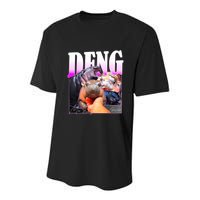 Moo Deng Hippo Baby Pygmy Funny Youth Performance Sprint T-Shirt