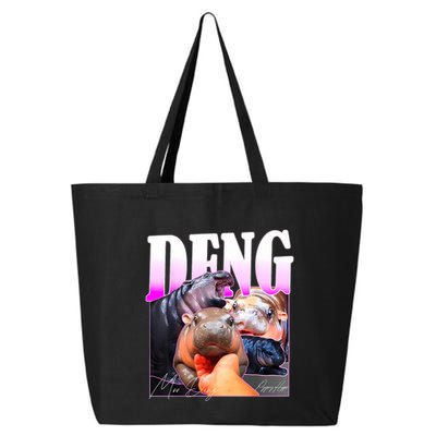 Moo Deng Hippo Baby Pygmy Funny 25L Jumbo Tote