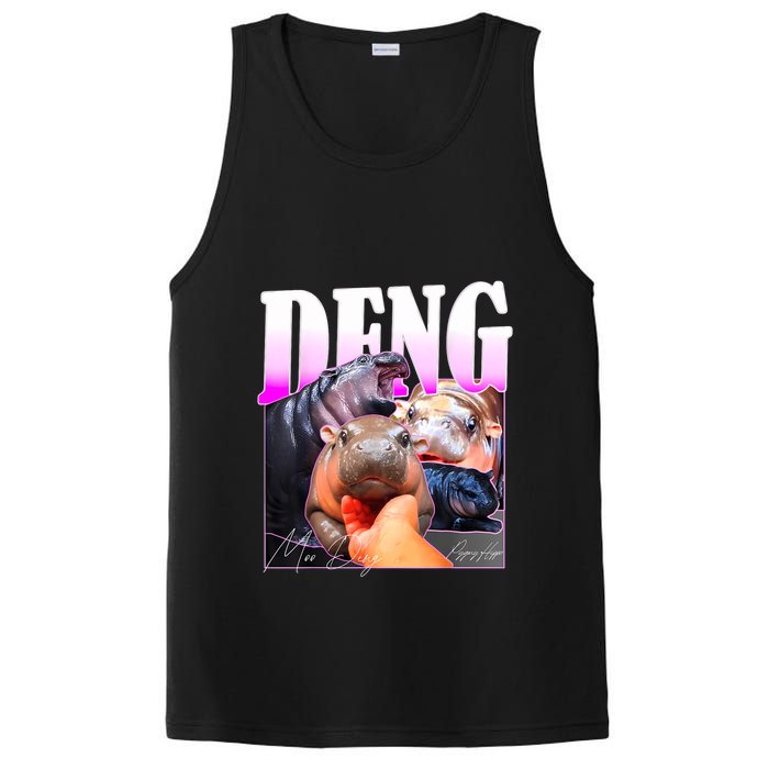 Moo Deng Hippo Baby Pygmy Funny PosiCharge Competitor Tank