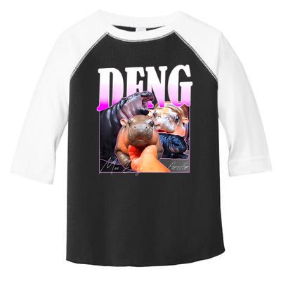Moo Deng Hippo Baby Pygmy Funny Toddler Fine Jersey T-Shirt