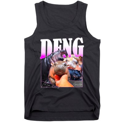 Moo Deng Hippo Baby Pygmy Funny Tank Top
