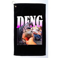 Moo Deng Hippo Baby Pygmy Funny Golf Towel