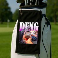 Moo Deng Hippo Baby Pygmy Funny Golf Towel