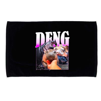 Moo Deng Hippo Baby Pygmy Funny Microfiber Hand Towel