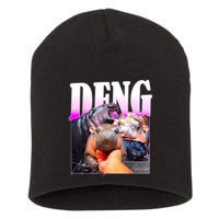 Moo Deng Hippo Baby Pygmy Funny Short Acrylic Beanie
