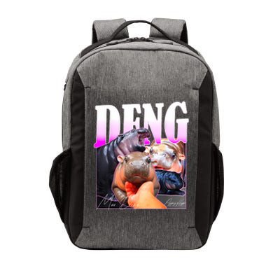 Moo Deng Hippo Baby Pygmy Funny Vector Backpack