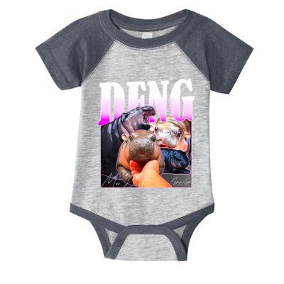 Moo Deng Hippo Baby Pygmy Funny Infant Baby Jersey Bodysuit