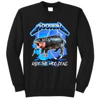 Moo Deng Hippo Ride The Moo Deng Sweatshirt