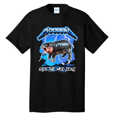 Moo Deng Hippo Ride The Moo Deng Tall T-Shirt