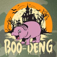 Moo Deng Halloween Boo Deng Halloween Legacy Tie Dye Trucker Hat