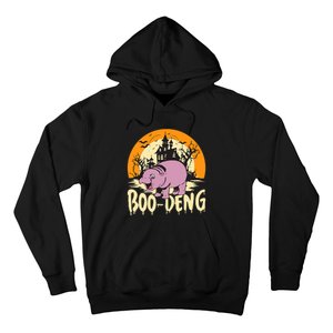 Moo Deng Halloween Boo Deng Halloween Hoodie