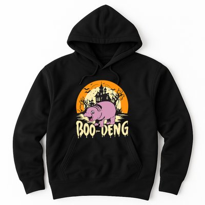 Moo Deng Halloween Boo Deng Halloween Hoodie