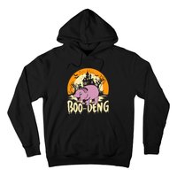 Moo Deng Halloween Boo Deng Halloween Hoodie