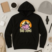 Moo Deng Halloween Boo Deng Halloween Hoodie