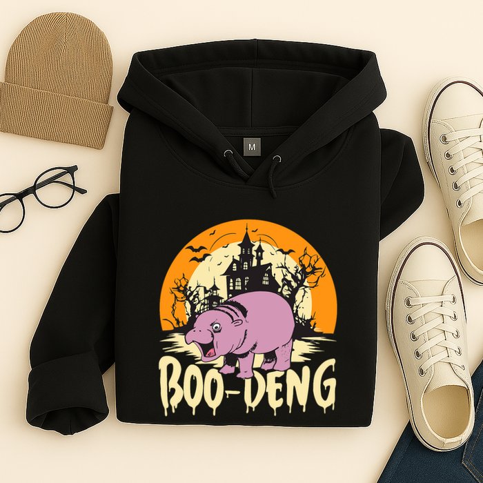 Moo Deng Halloween Boo Deng Halloween Hoodie