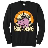 Moo Deng Halloween Boo Deng Halloween Sweatshirt