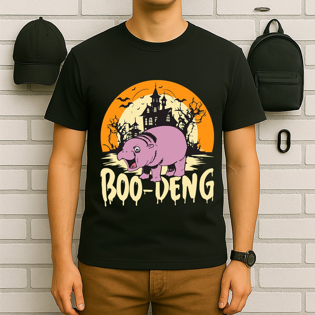 Moo Deng Halloween Boo Deng Halloween T-Shirt
