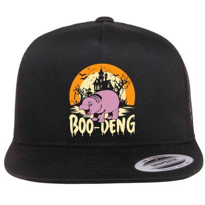 Moo Deng Halloween Boo Deng Halloween Flatbill Hat