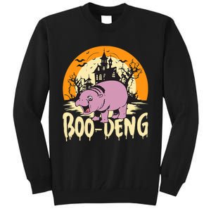 Moo Deng Halloween Boo Deng Halloween Tall Sweatshirt