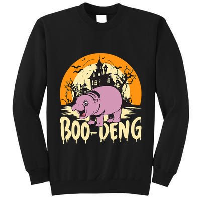 Moo Deng Halloween Boo Deng Halloween Tall Sweatshirt