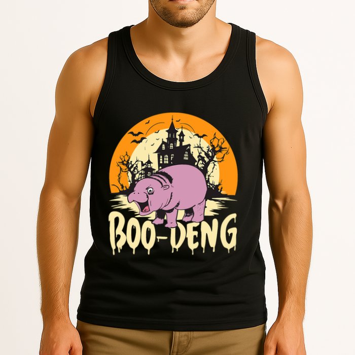Moo Deng Halloween Boo Deng Halloween Tank Top
