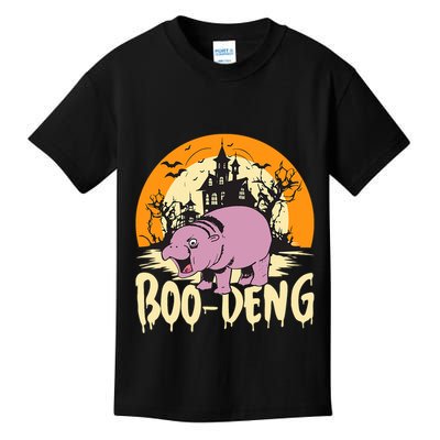Moo Deng Halloween Boo Deng Halloween Kids T-Shirt