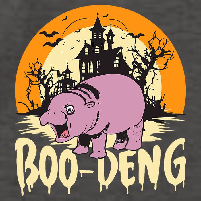 Moo Deng Halloween Boo Deng Halloween Vector Backpack