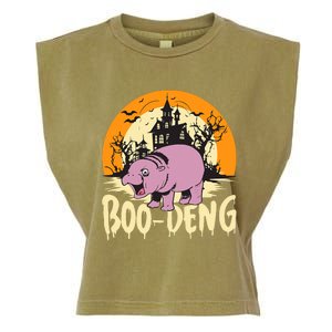 Moo Deng Halloween Boo Deng Halloween Garment-Dyed Women's Muscle Tee