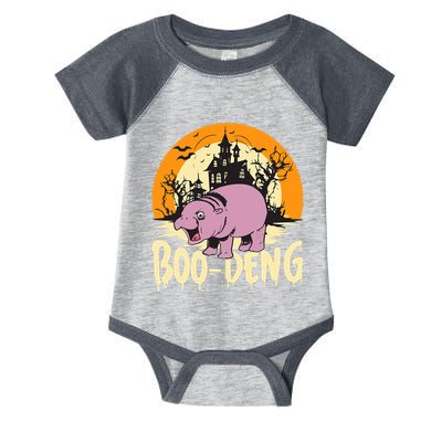Moo Deng Halloween Boo Deng Halloween Infant Baby Jersey Bodysuit
