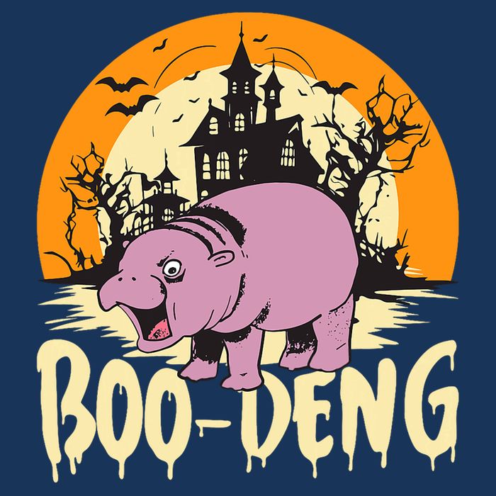 Moo Deng Halloween Boo Deng Halloween Infant Baby Jersey Bodysuit