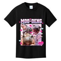 Moo Deng Hippo Baby Pygmy Funny Kids T-Shirt