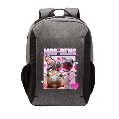 Moo Deng Hippo Baby Pygmy Funny Vector Backpack