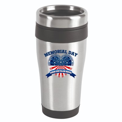 Memorial Day Honor Our Fallen Heroes 16oz Travel Tumbler