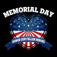 Memorial Day Honor Our Fallen Heroes Women's Knotted Racerback Tank
