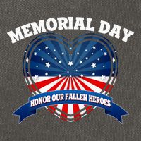 Memorial Day Honor Our Fallen Heroes Cotton Canvas Backpack