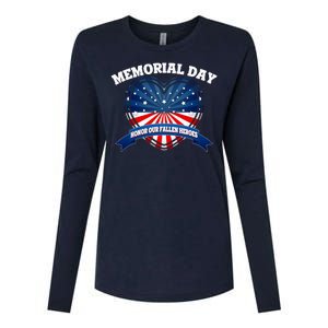 Memorial Day Honor Our Fallen Heroes Womens Cotton Relaxed Long Sleeve T-Shirt