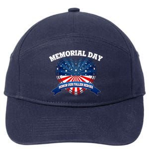 Memorial Day Honor Our Fallen Heroes 7-Panel Snapback Hat