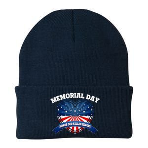 Memorial Day Honor Our Fallen Heroes Knit Cap Winter Beanie