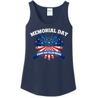 Memorial Day Honor Our Fallen Heroes Ladies Essential Tank