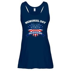 Memorial Day Honor Our Fallen Heroes Ladies Essential Flowy Tank