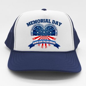 Memorial Day Honor Our Fallen Heroes Trucker Hat