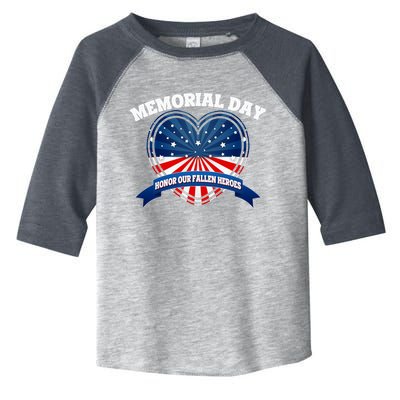 Memorial Day Honor Our Fallen Heroes Toddler Fine Jersey T-Shirt
