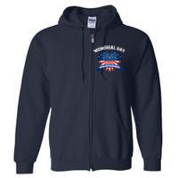 Memorial Day Honor Our Fallen Heroes Full Zip Hoodie