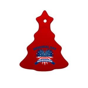 Memorial Day Honor Our Fallen Heroes Ceramic Tree Ornament