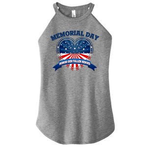 Memorial Day Honor Our Fallen Heroes Women's Perfect Tri Rocker Tank